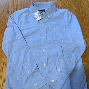 NWT Children’s Place Sz M Lt Blue Oxford